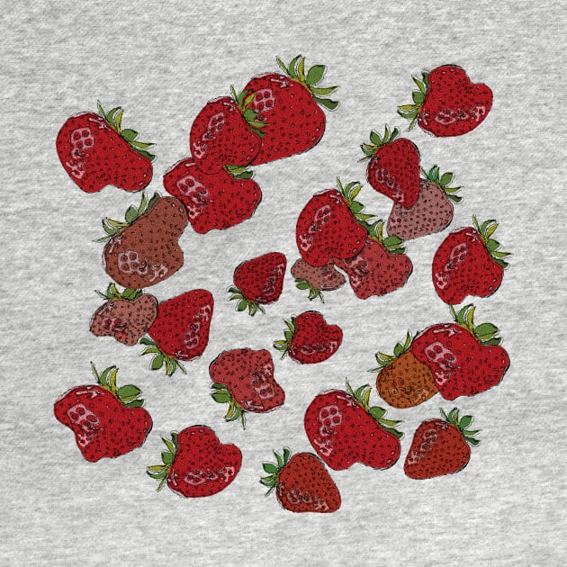 Cute Strawberry Pattern by Window House